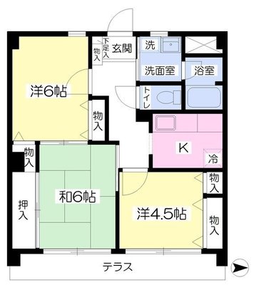 グリーンサウス練馬の間取り