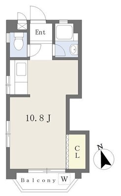 マンション角田の間取り