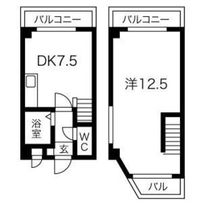 グローリー平尾の間取り