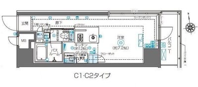ZOOM東新宿の間取り
