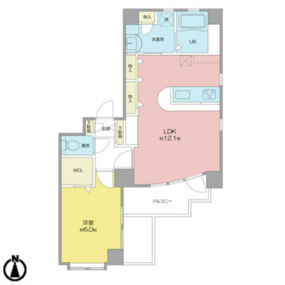 Lieben courtⅡの間取り