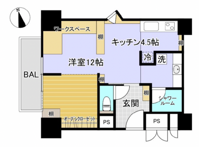 日商岩井京橋ハイツの間取り