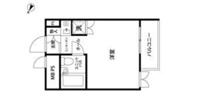 マートルコート駒沢大学の間取り