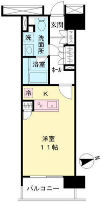メゾンカルム代々木公園の間取り