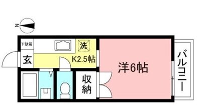 ハイツ西田の間取り