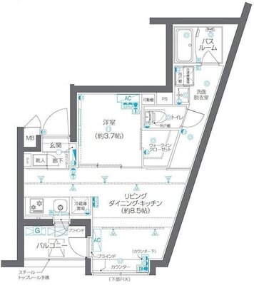 ZOOM碑文谷の間取り