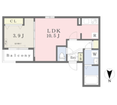 シーカルム中村公園ツー（Ｃ＿ｃａｌｍｅ中村公園Ⅱ）の間取り