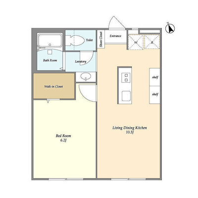 フェリース村松の間取り