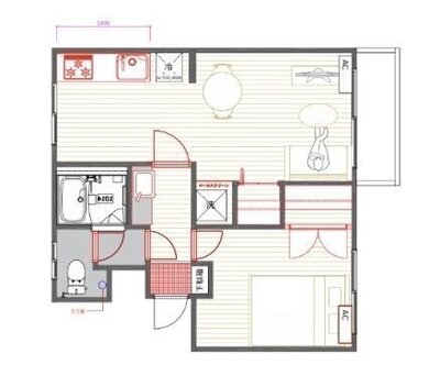 シャトレー今井南町【TOMOS】の間取り