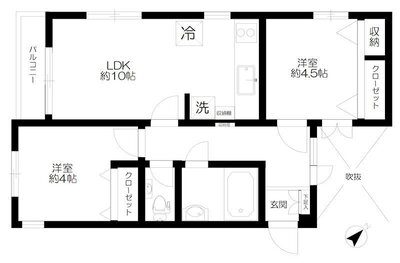 ペルソナーレ西荻の間取り