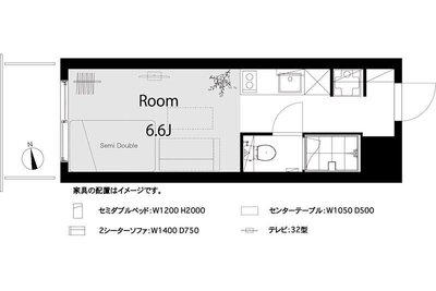 新宿御苑ダイカンプラザの間取り