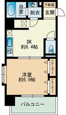 高口箔屋ビルの間取り