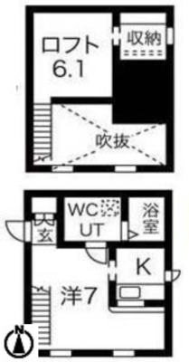 プリマ八田壱番館の間取り