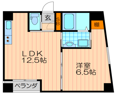 ビードット堂ヶ芝(b.DOUGASHIBA)の間取り