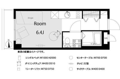 ライオンズマンション新宿東公園の間取り