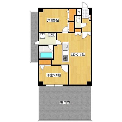 コスモ野間大池の間取り