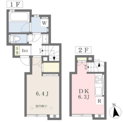 デザインメゾン茶屋町の間取り