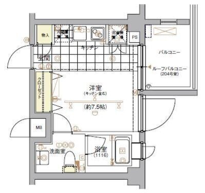 FORTIS池上の間取り