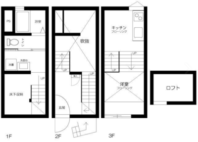 MOKKU HOUSEの間取り