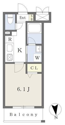 エルプレイス香椎駅前の間取り