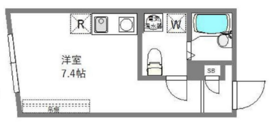 ココフラット三軒茶屋の間取り