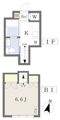 ワダフラットの間取り