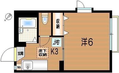 ピア・ジュトーの間取り