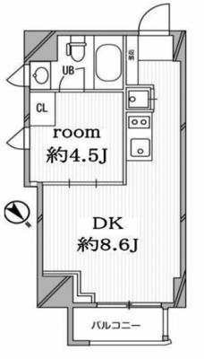 コートモデリア広尾の間取り