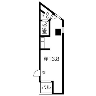 ラークスパ岡町の間取り