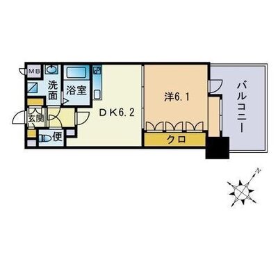 サムティ天神南の間取り