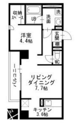novel（ノベル）の間取り