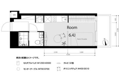 ダイアパレス芝大門の間取り