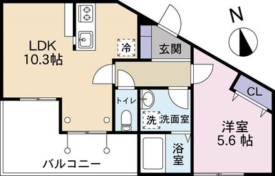 ボンヌ・シェール成城の間取り