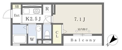 フルール菊名の間取り