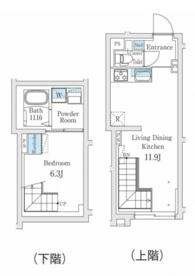 Fika代々木上原（フィーカ代々木上原）の間取り