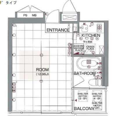 アクアプレイス大阪レジェンドツー（アクアプレイス大阪レジェンドII）の間取り