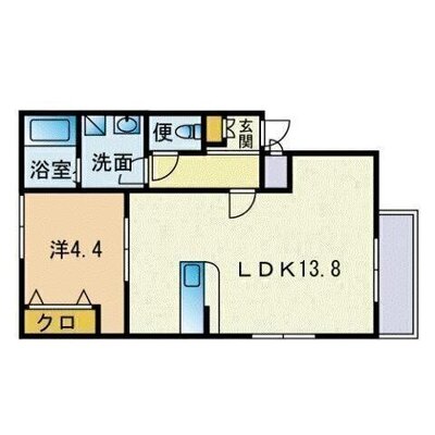 ソリッド大濠の間取り