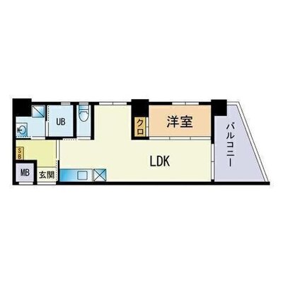 リバービュー博多の間取り