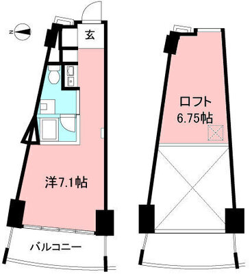 ａｐｐｌｅ　ｓｔｕｄｉｏ　ｆｌａｔｓの間取り