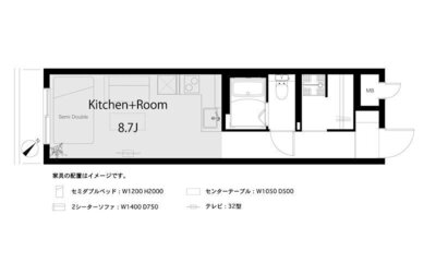 梅ヶ丘オリエントマンションの間取り