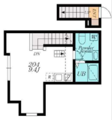 グロウステラス中目黒の間取り