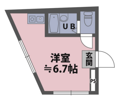コンポジット上野毛フロントの間取り