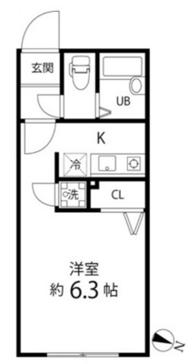 ブランシェ笹塚（Branche笹塚）の間取り