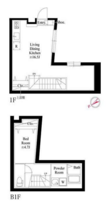 メゾン　ド　エス　の間取り