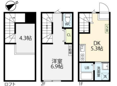 ノーツ（notes）の間取り