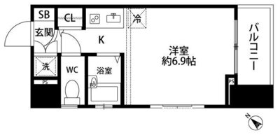 フォルトゥナ月島の間取り