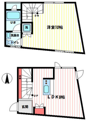 オリーブ笹塚Ｂの間取り