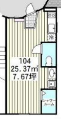 くぼみアパートメントの間取り