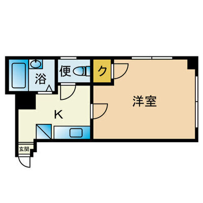 ドミトリィ薬院南の間取り