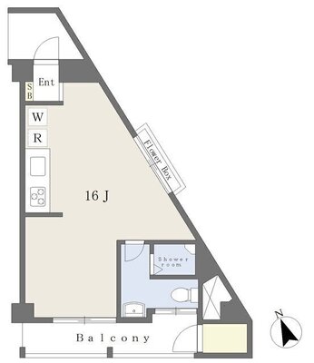 ハナビルの間取り